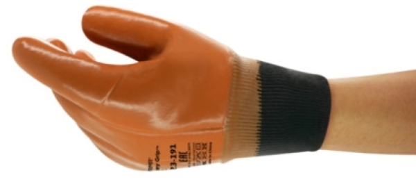 ANSELL-PVC-Winter-Handschuhe, Arbeitshandschuhe, WINTER-MONKEY GRIP, 23-191, rotbraun