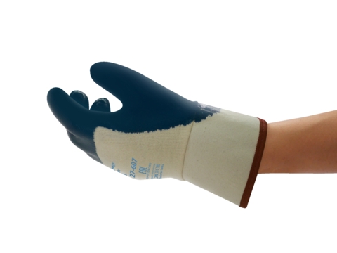 ANSELL-NITRIL-HANDSCHUHE, Arbeitshandschuhe, HYCRON, 27-607, blau