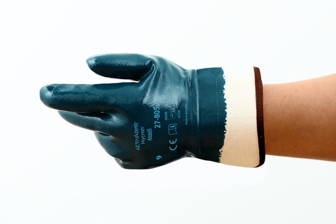 ANSELL-NITRIL-HANDSCHUHE, Arbeitshandschuhe, HYCRON, 27-805, blau