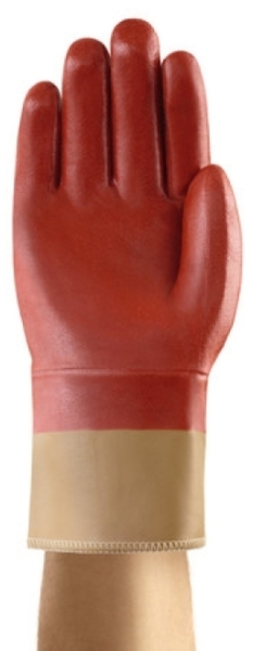 ANSELL-NITRIL-HANDSCHUHE, Arbeitshandschuhe, NITRASAFE, 28-360, rotbraun