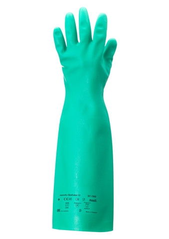 ANSELL-SOLVEX, 37-185, Nitril-Handschuhe, Arbeitshandschuhe, grün