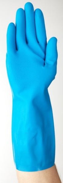 ANSELL-NITRIL-HANDSCHUHE, Arbeitshandschuhe, VERSATOUCH, 37-501, blau