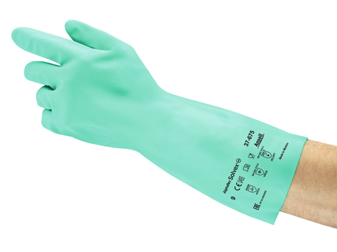 ANSELL-SOL-VEX, 37-675, Nitril-Handschuhe, Arbeitshandschuhe, grün