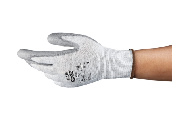 ANSELL-STRICKHANDSCHUHE, Arbeitshandschuhe, EDGE, 48-140, grau