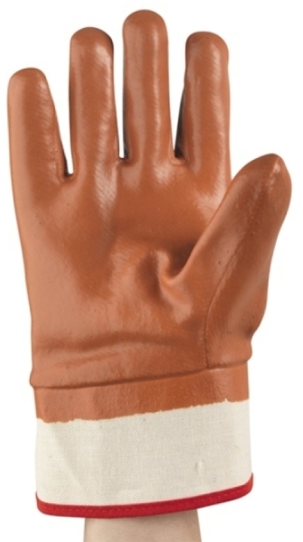 ANSELL-PVC-Handschuhe, Arbeitshandschuhe, EDGE, 48-193, orange