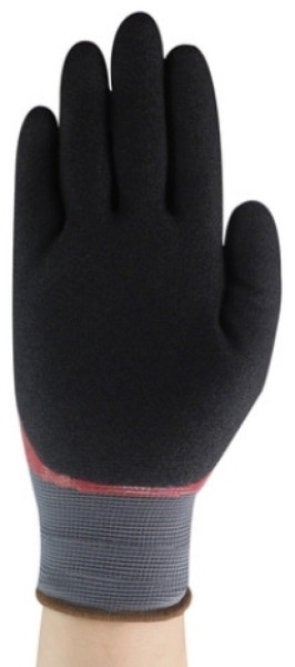 ANSELL-NITRILHANDSCHUHE, Vollbeschichtung,Arbeitshandschuhe, EDGE 48-919, schwarz/rot