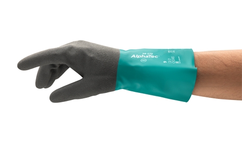 ANSELL-ALPHATEC, 58-270, Chemikalienschutz-Handschuhe, Arbeitshandschuhe, schwarz