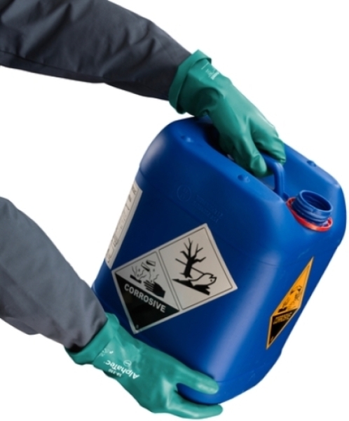 ANSELL-CHEMIKALIENSCHUTZ-HANDSCHUHEArbeitshandschuhe, , ALPHATEC AQUA DRI, 58-330, grün