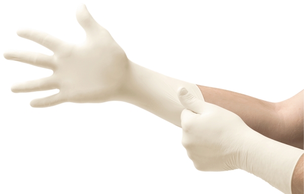ANSELL-Einweg-NEOPRENE-HANDSCHUHE, TOUCHNTUFF, 73-300, Pkg. á 20 Paar, VE: 10 Pkg. beige