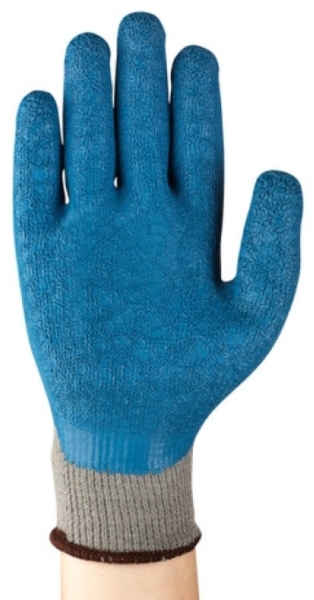 ANSELL-ALLZWECK-STRICK-HANDSCHUHE, Arbeitshandschuhe, POWER FLEX, 80-100, gelb/grün