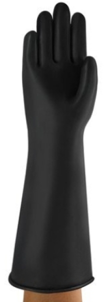 ANSELL-ALPHATEC, 87-104, Chemikalienschutz-Handschuhe, Arbeitshandschuhe, schwarz