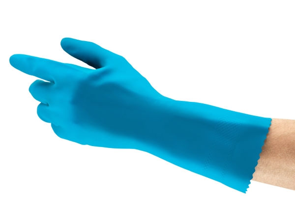 ANSELL-LATEX-ARBEITSHANDSCHUHE, ALPHATEC, 87-315, blau