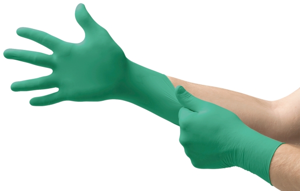 ANSELL-EINWEG-NITRIL-HANDSCHUHE, TOUCHNTUFF, 92-500, Pkg. á 100 Stück, grün