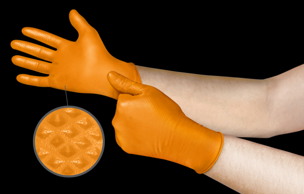 ANSELL-Nitril-Handschuhe, Puderfrei, Beidhändig tragbar, Wandstärke: 0,13 mm, Länge: 240 mm