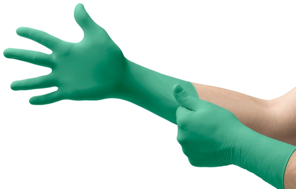 ANSELL-EINWEG-NITRIL-HANDSCHUHE, TOUCHNTUFF, 93-300, Pkg. á 100 Stück, grün