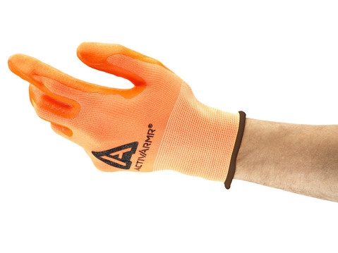 ANSELL-NITRIL-HANDSCHUHE, Arbeitshandschuhe, ActivArmr®, 97-012, orange