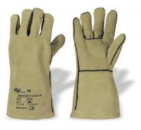 F-STRONGHAND-Workwear, Rindleder-Arbeits-Handschuhe für Schweißer Welder-P, VE = 12 Paar