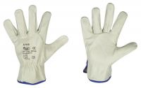 F-STRONGHAND-Workwear, Garten-Handschuhe, Leder-Arbeits-Handschuhe, AVUS DRIVER, VE = 12 Paar