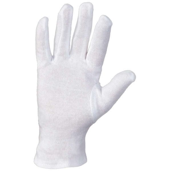 F-STRONGHAND, Trikot, 100% Baumwolle, Arbeitshandschuhe, *CLASSIC ANSHAN*, Pkg.a`12, weiß gebleicht