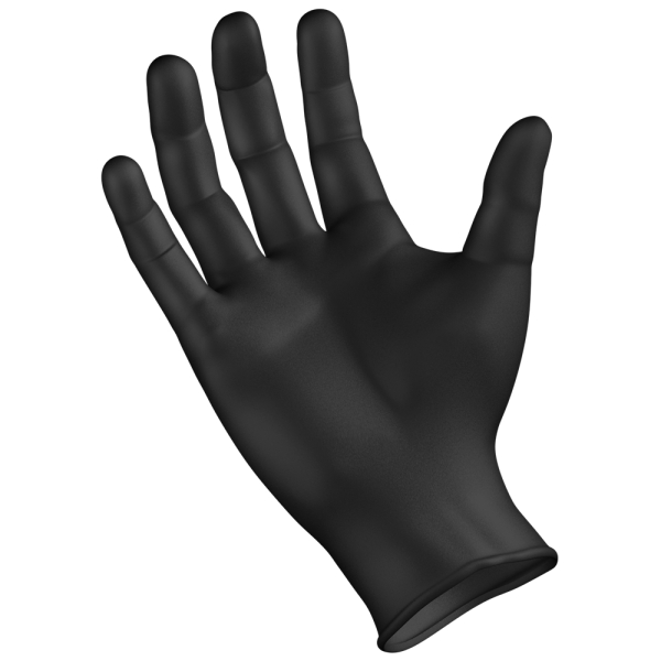 F-SEMPERGUARD, Nitril-Einweghandschuhe, *SEMPERGUARD NITRIL STYLE*, Box á 100 Stück, VE: 10 Boxen, schwarz