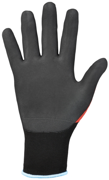 F-STRONGHAND, Nylon, Nitrilbeschichtung, Arbeitshandschuhe,*PRECISOR*, Pkg.a`12, rot/schwarz