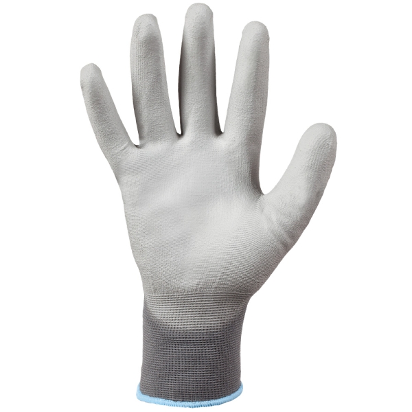 F-STRONGHAND, Nylon, PU beschichtet, Arbeitshandschuhe, *CLASSIC SHENZHEN*, Pkg.a`12, grau