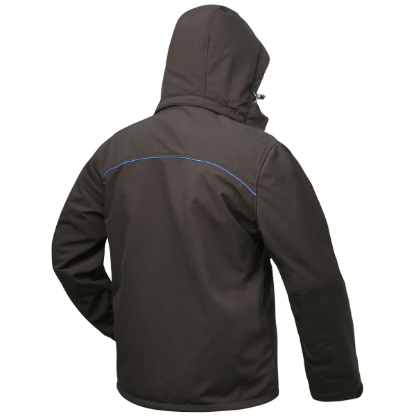 F-ELYSEE-Softshell-Jacke, *URANOS*, schwarz/blau