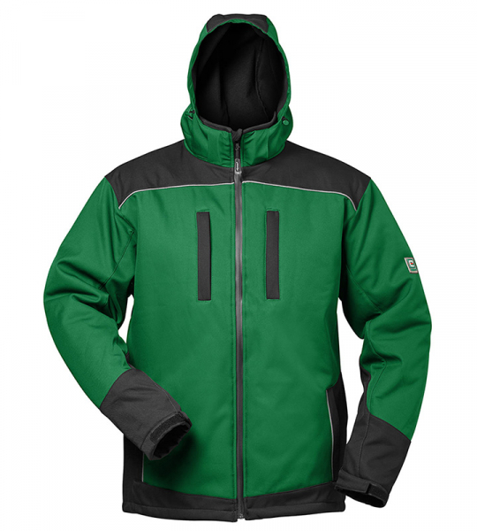 F-ELYSEE-Winter-Softshelljacke, *ARGOS*, grün/schwarz