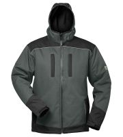 F-ELYSEE-Workwear, Softshell-Jacke AJAX, grau/schwarz