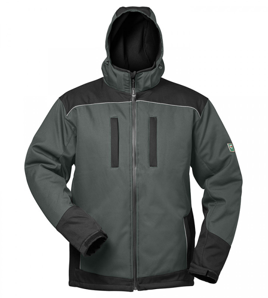 F-ELYSEE-Winter-Softshelljacke, *AJAX*, grau/schwarz