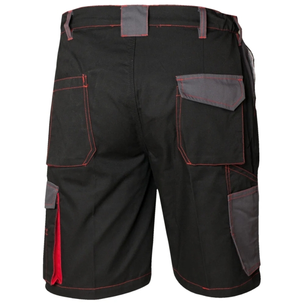 F-CRAFTLAND-Shorts, Twill *MECHELEN*, schwarz/grau