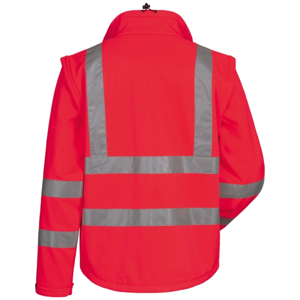 F-ELYSEE*CULLEN* WARNSCHUTZ-SOFTSHELLJACKE, rot