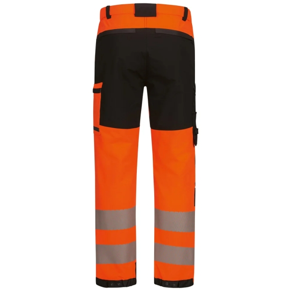 F-ELYSEE*BURE* WARNSCHUTZ STRETCH-BUNDHOSE, orange/schwarz