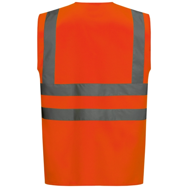 F-SAFESTYLE-Warnschutz-Weste, *ANSGAR*, fluoreszierend orange