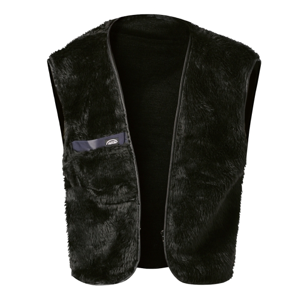 F-NORWAY-Warnschutz-Pilotenjacke, *GUNNAR*, 250g/m², fluoreszierend gelb/marine abgesetzt