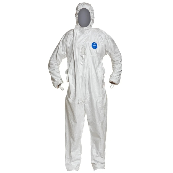 F-*TYVEK® 500 HP* SCHUTZANZUG, MODELL TY178S HP-TYVEK®, WEISS, PSA KATEGORIE 3, TYP 5-B/6-B