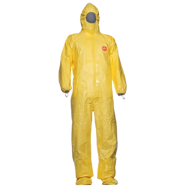 F-*TYCHEM® 2000 C* SCHUTZANZUG MIT SOCKEN-TYCHEM®, GELB, PSA KATEGORIE 3, TYP 3-B/4-B/5-B/6-B