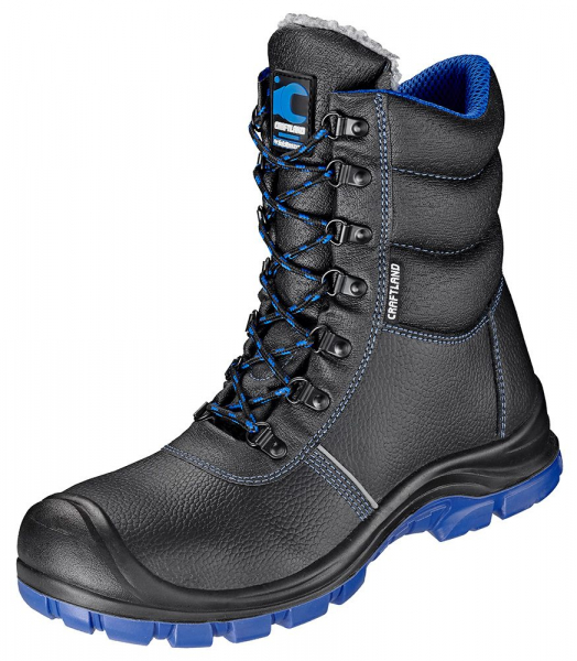 F-S3-CRAFTLAND-Winterschnürstiefel, *OSTRAU ÜK*, schwarz/blau abgesetzt