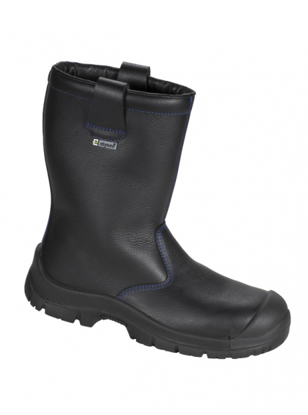 F-S3-ELYSEE-Winter-Schlupfstiefel, *NORDHOLZ ÜK*, schwarz/blau abgesetzt
