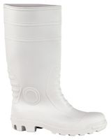 F-EUROMAX-Footwear, S4-PVC/Nitril-Arbeits-Berufs-Gummi-Stiefel, WHITEMASTER, weiß