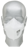 F-TECTOR PSA Atem-Mund-Schutz, Einweg-Fein-Staub-Filter-Maske, Faltmaske P2
