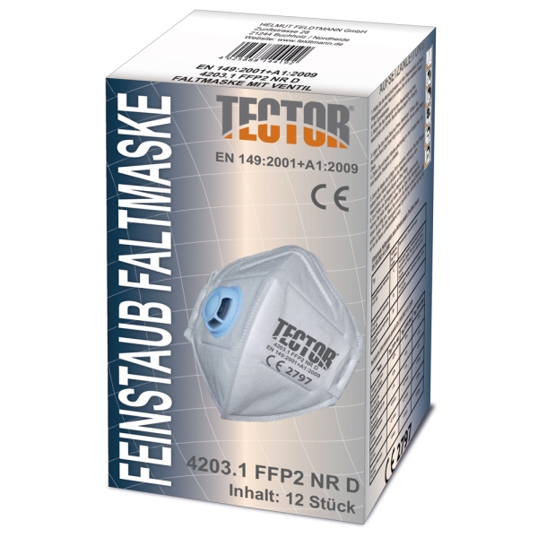 F-Feinstaub-Faltmaske, *P2* TECTOR
