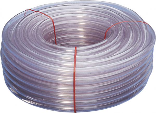 F-Schlauch, PVC, transparent, 25/31 mm, Rollenlänge 50 m