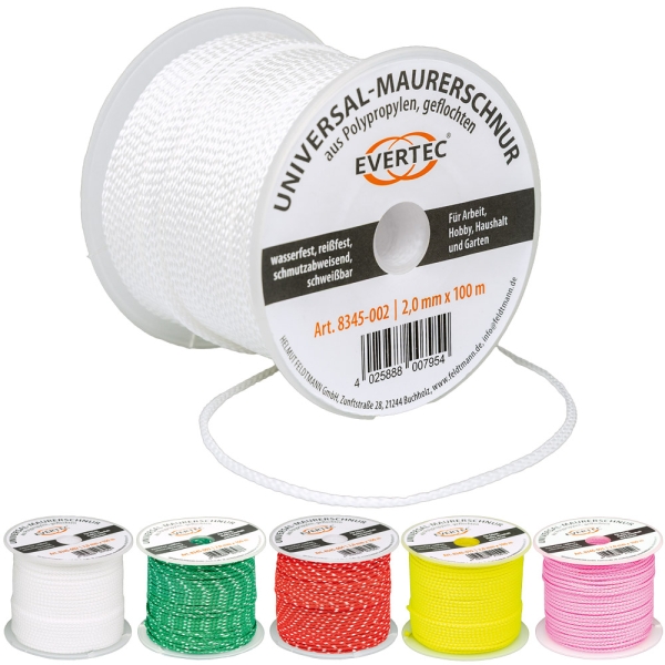 F-Universal-Mauerschnur, 2,0 mm x 100 m