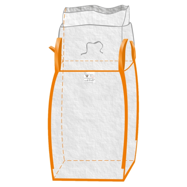 F-Big-Bag, bechichtet, mit Schürze, Tragkraft: 1.000 KG