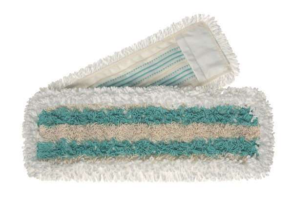 MEIKO-TOPMOP MICRO PLUS geschlossen natur-grün 50cm mit Micropoasmenten | 50 Stück im Karton
