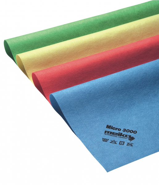 MEIKO-Reinigungstuch MICRO 3000 gelb 37x40cm | 5er Pack