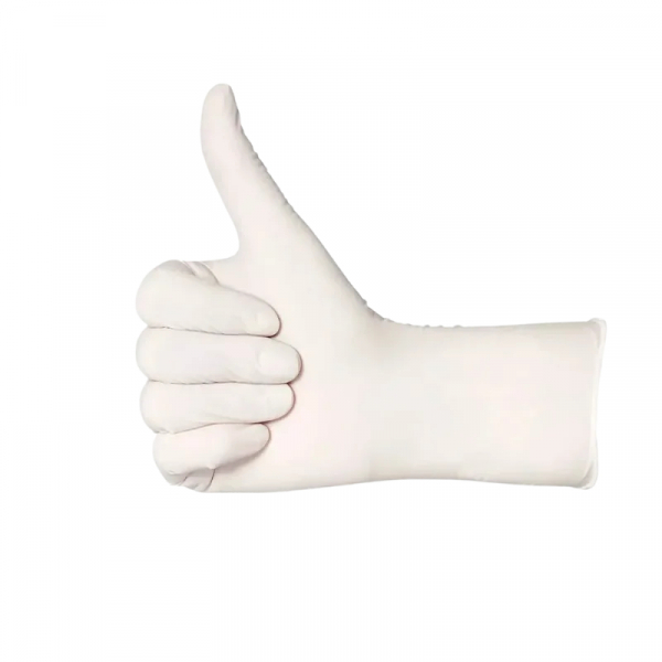 AMPRI-Hand-Schutz, Einweg-Latex-Einmal-Handschuhe, BASIC PLUS gepudert, weiß, Pkg á 100 Stück, VE = 10 Pkg.