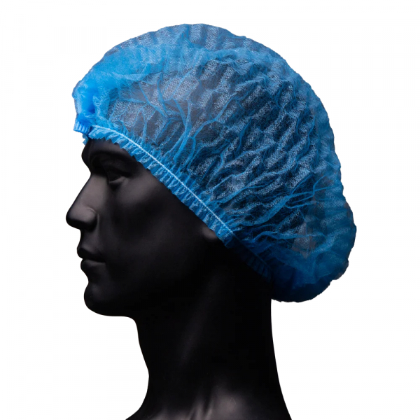 AMPRI-ECO-PLUS-Klipphauben, Größe M, Durchmesser 51 cm, blau, VE= 20 Beutel á 100 Stück