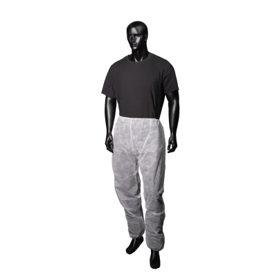 AMPRI-Einweg-PP-Vlies-Hose, Einmalhose, MED COMFORT, weiß, VE = 1 Pkg. á 100 Stück